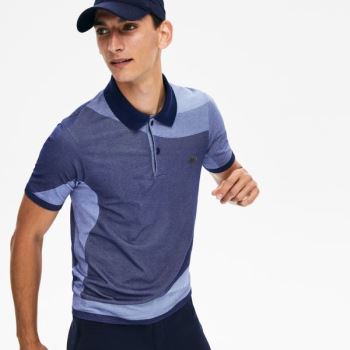 Lacoste Motion Ergonomic Polo Shirt - Šortky Pánské Tmavě Blankyt Blankyt / Fialové | CZ-guA0Dp